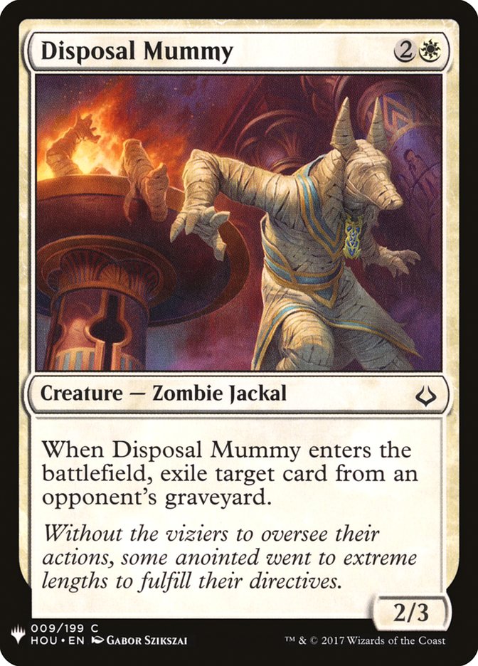 Disposal Mummy [Mystery Booster] | Total Play