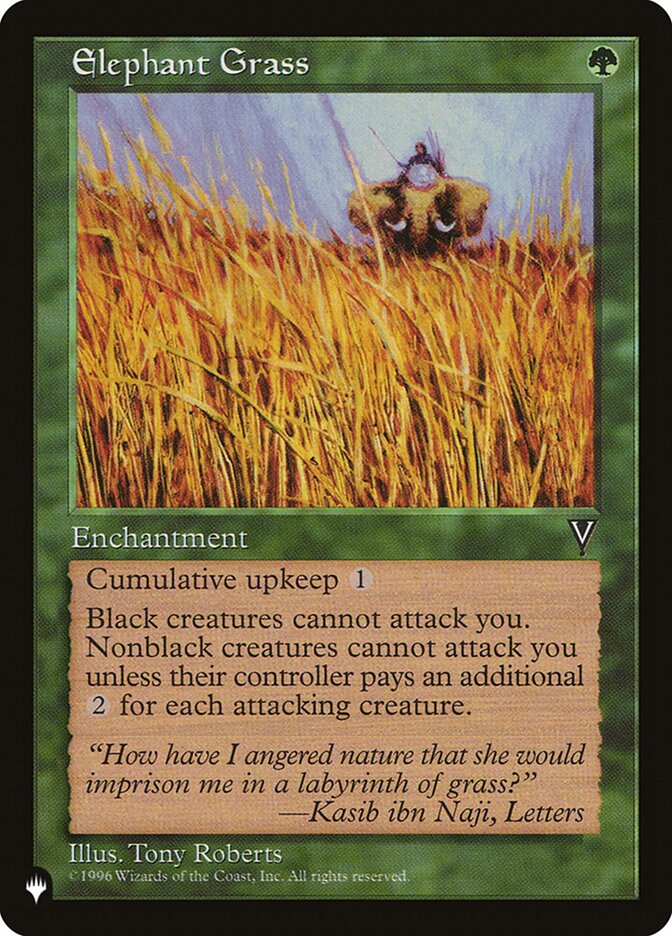 Elephant Grass [The List] | Total Play