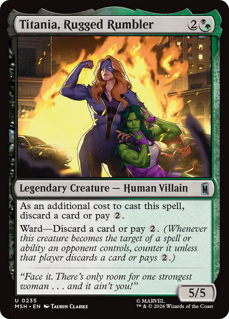 Titania, Rugged Rumbler [Marvel Super Heroes] | Total Play