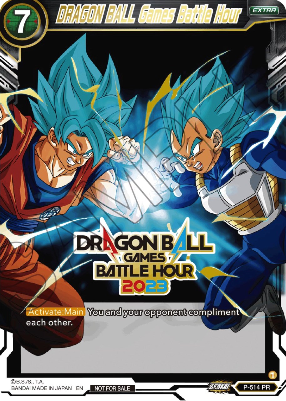 DRAGON BALL Games Battle Hour (Dragon Ball Games Battle Hour 2023 Promo Card Set) (P-514) [Promotion Cards] | Total Play