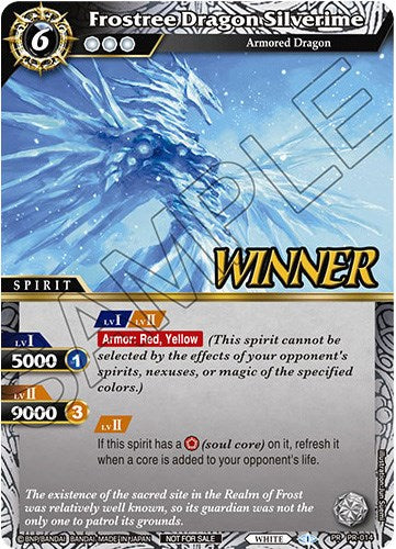Frostree Dragon Silverime (Winner) (PR-014) [Battle Spirits Saga Promo Cards] | Total Play