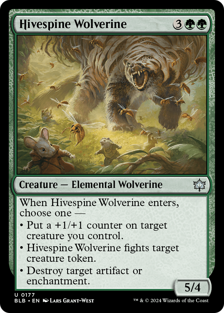 Hivespine Wolverine [Bloomburrow] | Total Play