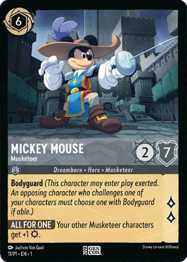Mickey Mouse - Musketeer (GenCon 2023) (11/P1) [Promo Cards] | Total Play