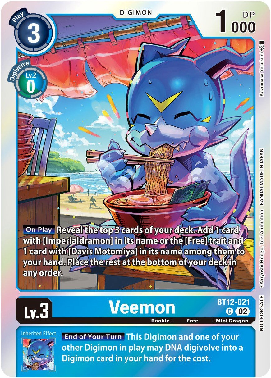 Veemon [BT12-021] (Gen Con 2023) [Promotional Cards] | Total Play