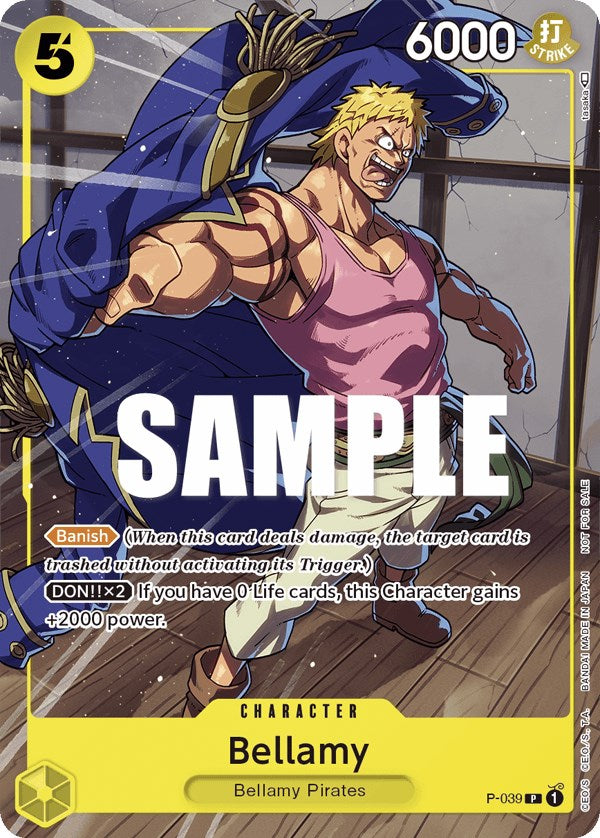 Bellamy (Pirates Party Vol. 4) [One Piece Promotion Cards] | Total Play