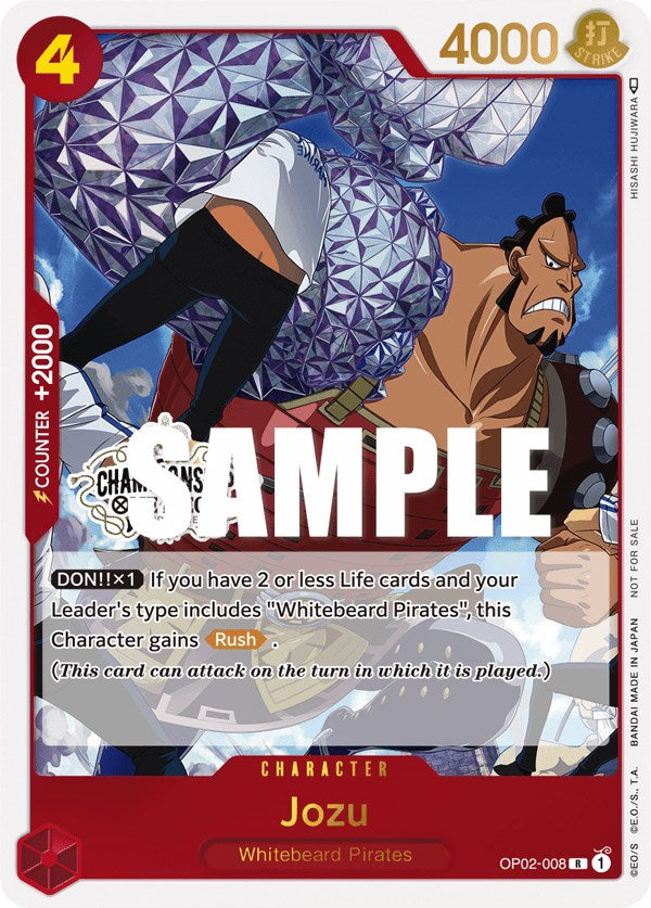 Jozu (Store Championship Participation Pack Vol. 2) [One Piece Promotion Cards] | Total Play