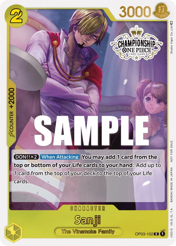 Sanji (Store Championship Participation Pack Vol. 2) [One Piece Promotion Cards] | Total Play