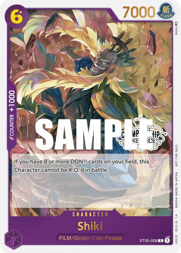 Shiki (Store Championship Participation Pack Vol. 2) [One Piece Promotion Cards] | Total Play