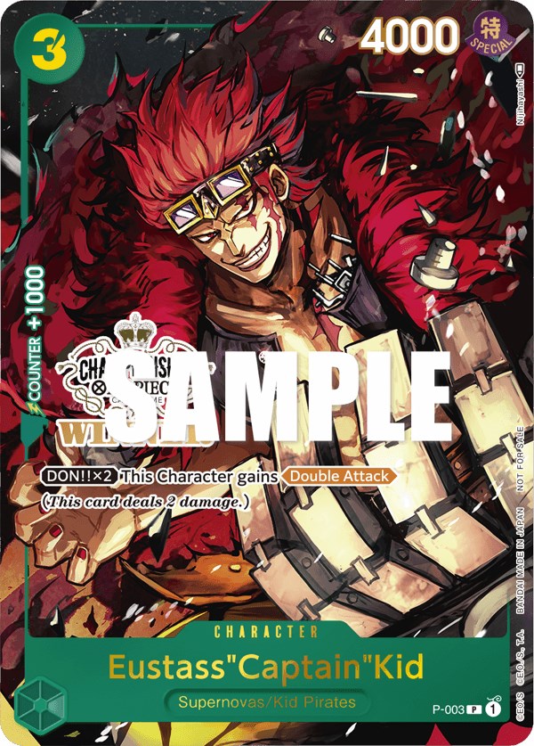 Eustass"Captain"Kid (Store Championship Vol. 2) [Winner] [One Piece Promotion Cards] | Total Play