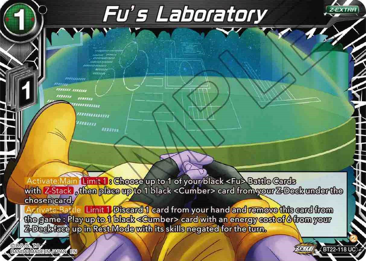 Fu's Laboratory (BT22-118) [Critical Blow] | Total Play