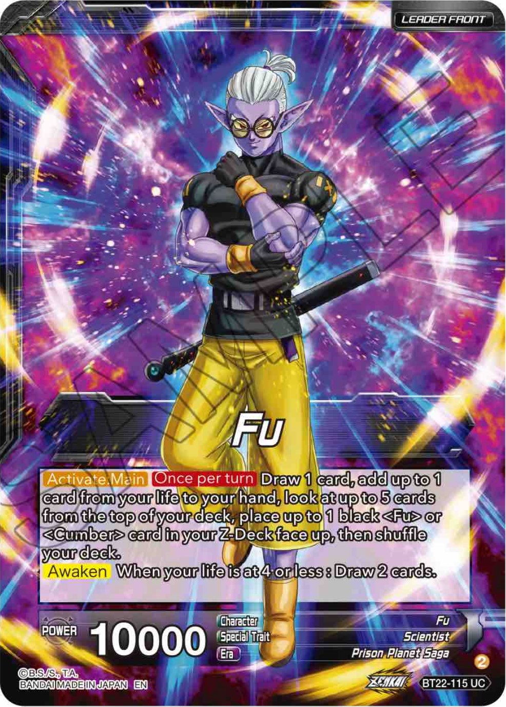 Fu // Super Fu, Heinous Commander (BT22-115) [Critical Blow] | Total Play