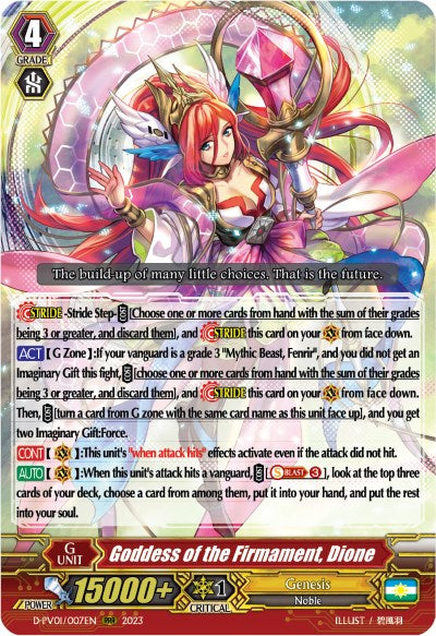 Goddess of the Firmament, Dione (D-PV01/007EN) [History Collection] | Total Play