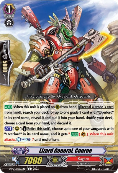 Lizard General, Conroe (D-PV01/186EN) [History Collection] | Total Play