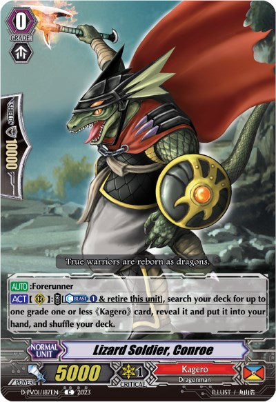 Lizard Soldier, Conroe (D-PV01/187EN) [History Collection] | Total Play