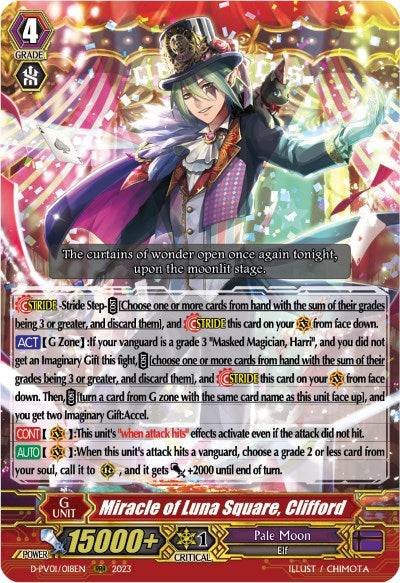 Miracle of Luna Square, Clifford (D-PV01/018EN) [History Collection] | Total Play