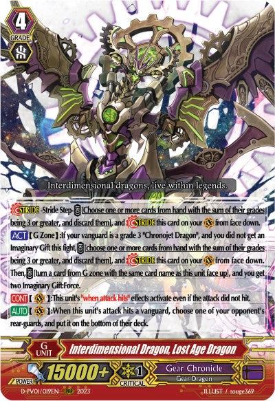 Interdimensional Dragon, Lost Age Dragon (D-PV01/019EN) [History Collection] | Total Play