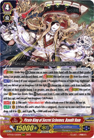 Pirate King of Secret Schemes, Bandit Rum (D-PV01/020EN) [History Collection] | Total Play