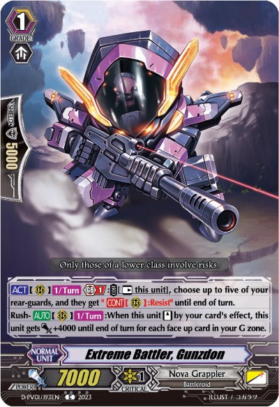 Extreme Battler, Gunzdon (D-PV01/193EN) [History Collection] | Total Play
