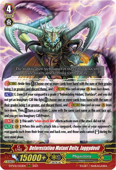 Deforestation Mutant Deity, Jaggydevil (D-PV01/023EN) [History Collection] | Total Play