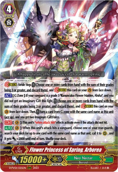 Flower Princess of Spring, Arborea (D-PV01/025EN) [History Collection] | Total Play