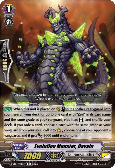 Evolution Monster, Davain (D-PV01/196EN) [History Collection] | Total Play