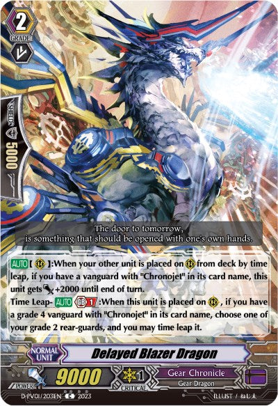 Delayed Blazer Dragon (D-PV01/203EN) [History Collection] | Total Play