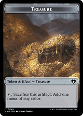 Treasure // Elemental (0037) Double-Sided Token [Commander Masters Tokens] | Total Play