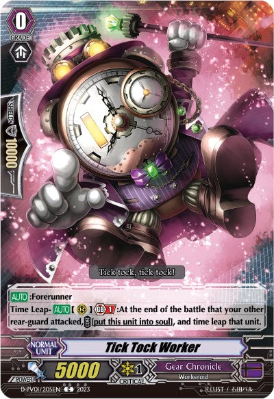 Tick Tock Worker (D-PV01/205EN) [History Collection] | Total Play