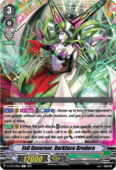 Evil Governor, Darkface Gredora (D-PV01/239EN) [History Collection] | Total Play