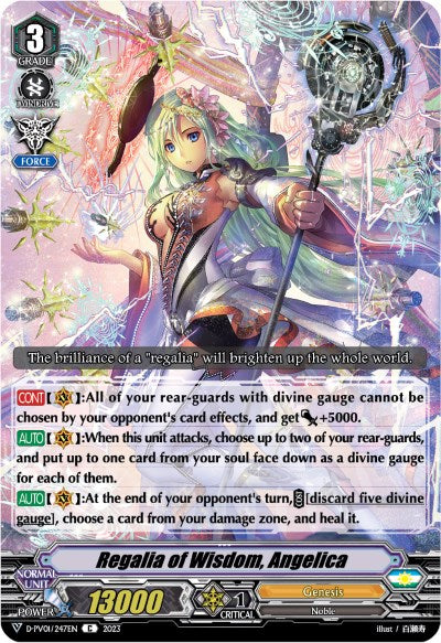 Regalia of Wisdom, Angelica (D-PV01/247EN) [History Collection] | Total Play