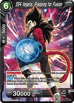 SS4 Vegeta, Prepping for Fusion (BT14-127) [Cross Spirits] | Total Play