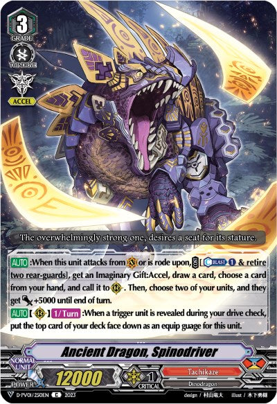 Ancient Dragon, Spinodriver (D-PV01/250EN) [History Collection] | Total Play