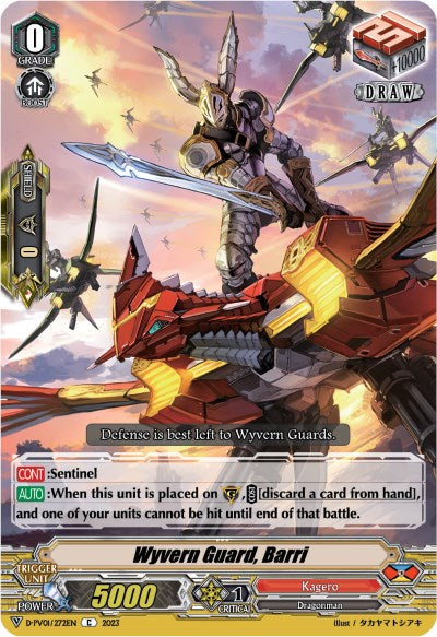 Wyvern Guard, Barri (D-PV01/272EN) [History Collection] | Total Play