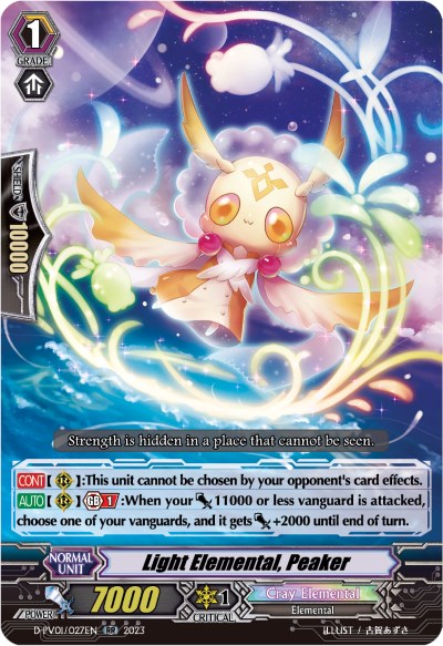 Light Elemental, Peaker (D-PV01/027EN) [History Collection] | Total Play