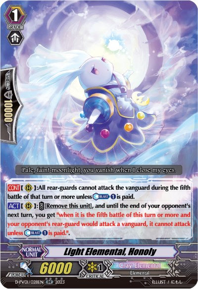 Light Elemental, Honoly (D-PV01/028EN) [History Collection] | Total Play