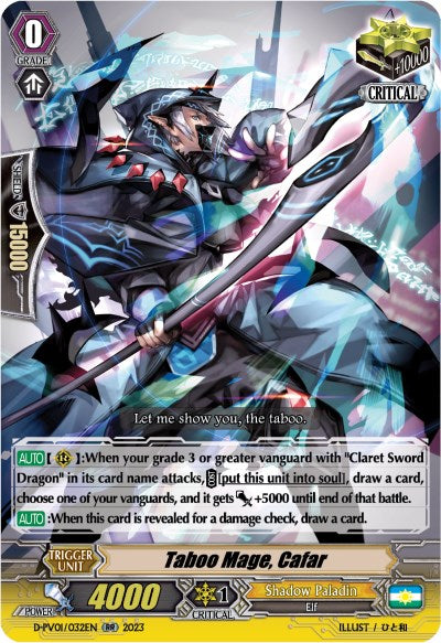 Taboo Mage, Cafar (D-PV01/032EN) [History Collection] | Total Play