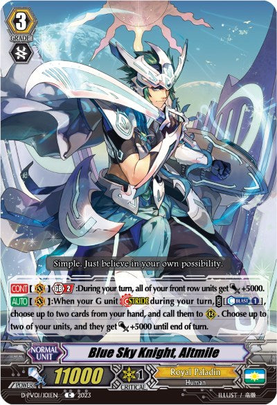 Blue Sky Knight, Altmile (D-PV01/101EN) [History Collection] | Total Play