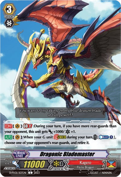 Dragonic Blademaster (D-PV01/107EN) [History Collection] | Total Play