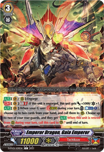 Emperor Dragon, Gaia Emperor (D-PV01/109EN) [History Collection] | Total Play