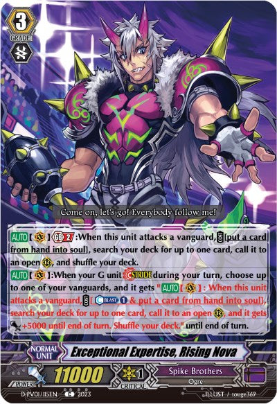 Exceptional Expertise, Rising Nova (D-PV01/115EN) [History Collection] | Total Play