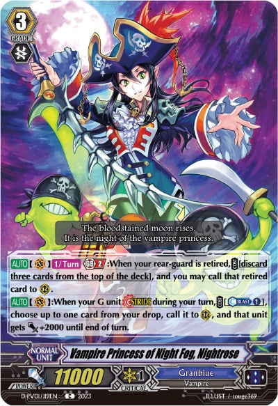 Vampire Princess of Night Fog, Nightrose (D-PV01/119EN) [History Collection] | Total Play