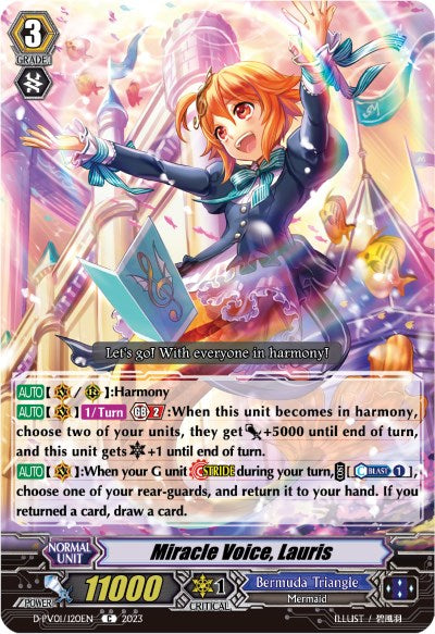 Miracle Voice, Lauris (D-PV01/120EN) [History Collection] | Total Play