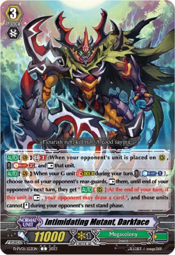 Intimidating Mutant, Darkface (D-PV01/122EN) [History Collection] | Total Play