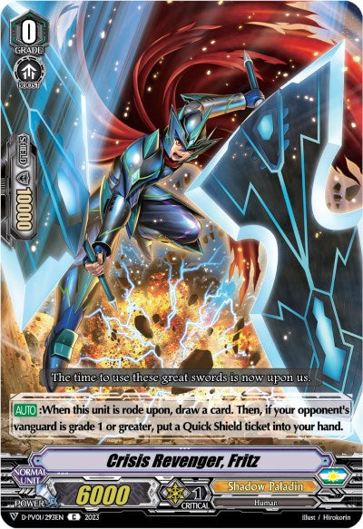 Crisis Revenger, Fritz (D-PV01/293EN) [History Collection] | Total Play