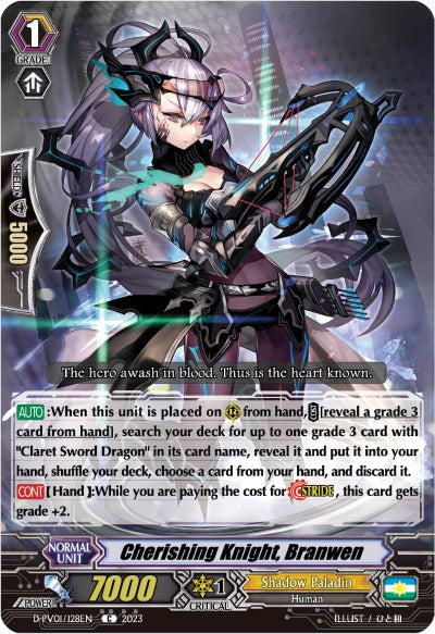 Cherishing Knight, Branwen (D-PV01/128EN) [History Collection] | Total Play