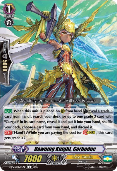 Dawning Knight, Gorboduc (D-PV01/129EN) [History Collection] | Total Play