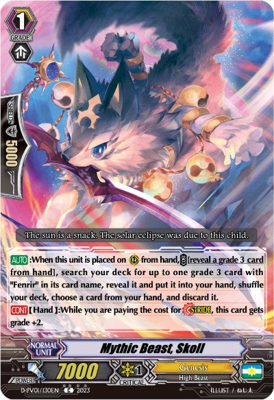 Mythic Beast, Skoll (D-PV01/130EN) [History Collection] | Total Play