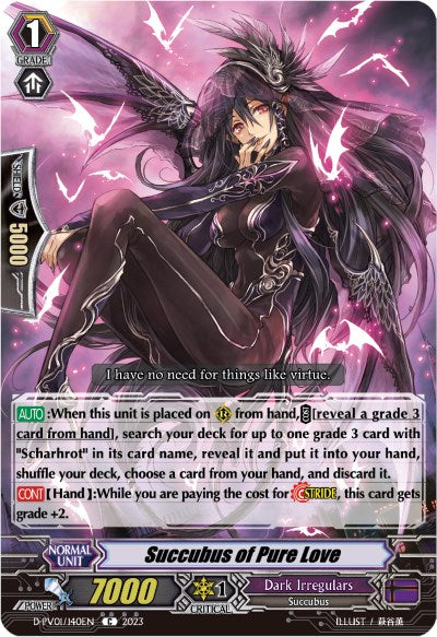 Succubus of Pure Love (D-PV01/140EN) [History Collection] | Total Play