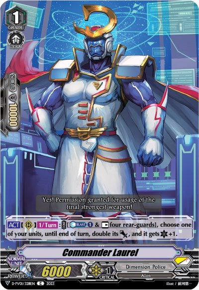 Commander Laurel (D-PV01/328EN) [History Collection] | Total Play