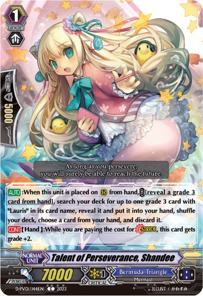 Talent of Perseverance, Shandee (D-PV01/144EN) [History Collection] | Total Play